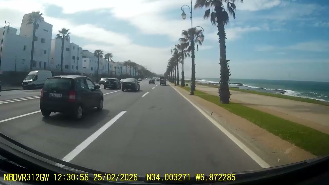 🚐 Driving Back from Rabat to Camping L’Océan Bleu | Morocco Coastal Return Journey