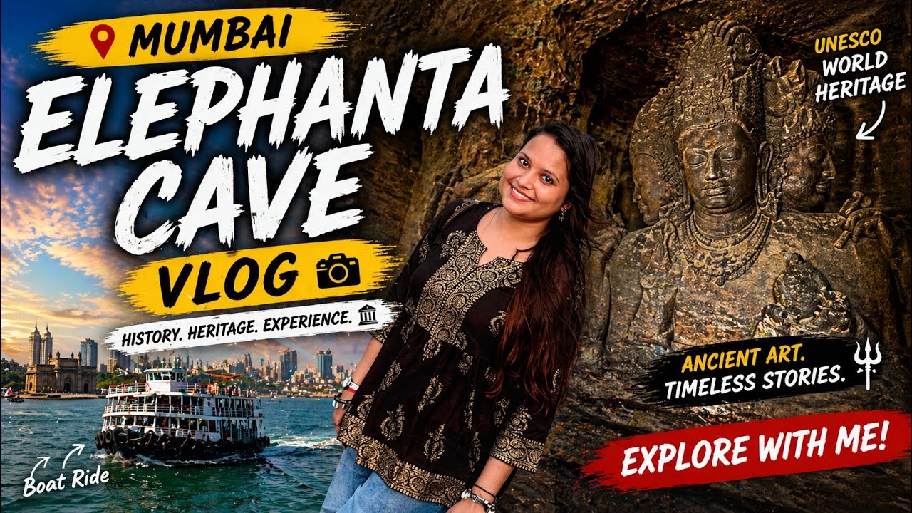 Elephanta Caves ||Mumbai Vlog #dailyvlog #youtubevideos #viralvideos#travel #travelvlog #viral #yt 