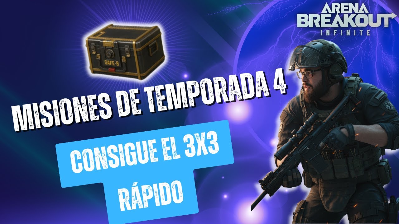 Todo lo necesario para Rushear el 3x3 de la S4!! | Tutorial Express | Arena Breakout Infinite