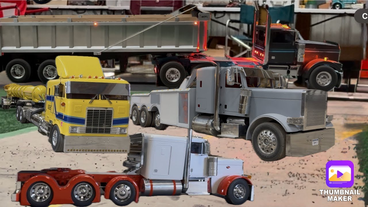 1/14 Tamiy trucks at  best semi and equipment show