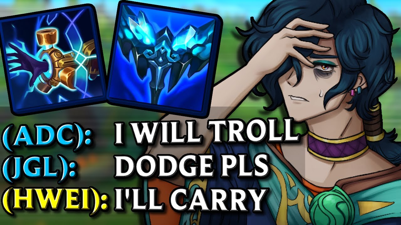 UNBREAKABLE MENTAL AS HWEI SUPP | Hwei Unranked to Challenger