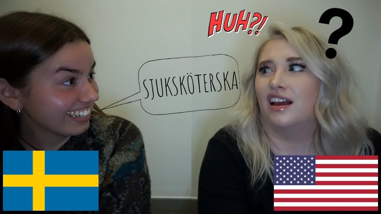 AMERICAN TRIES TO SPEAK SWEDISH