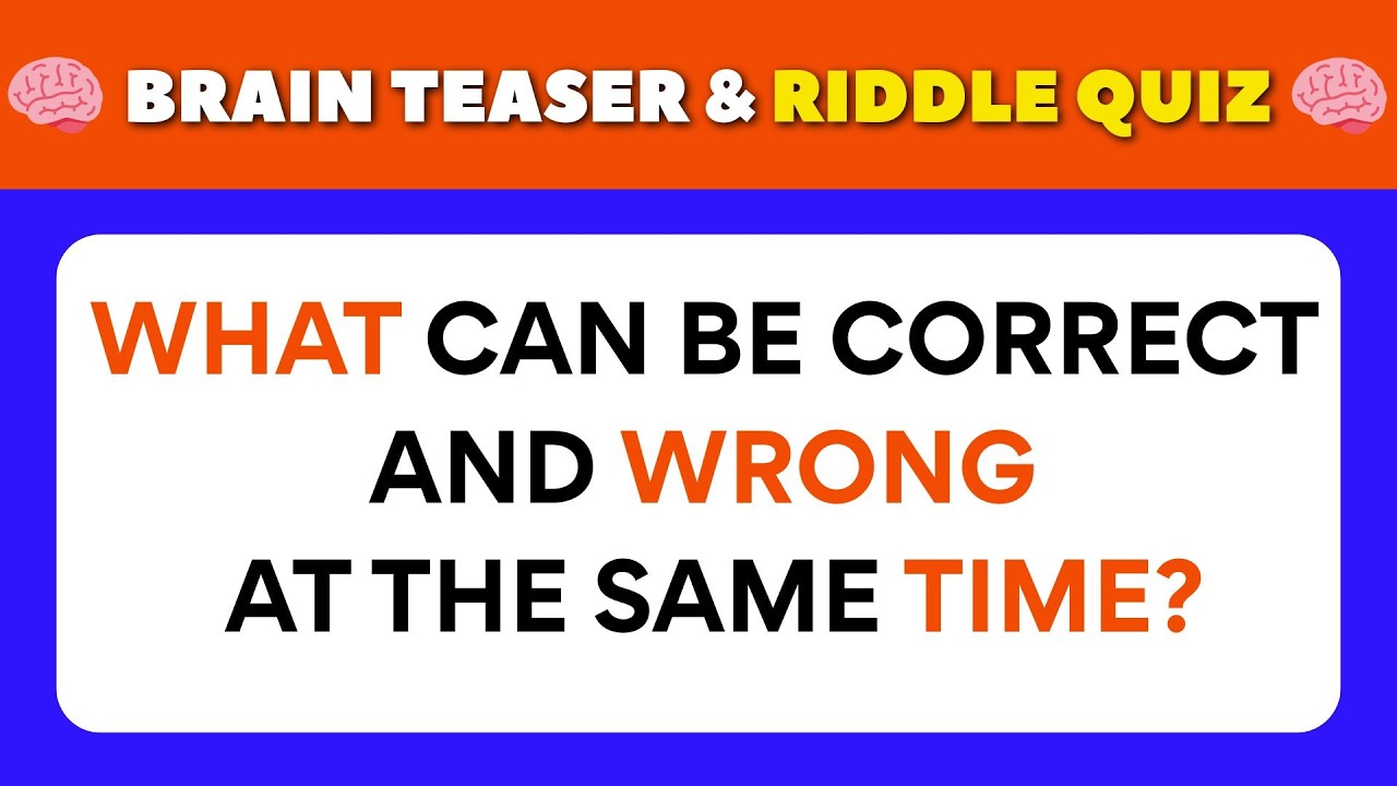 Logic Riddle Quiz / Puzzle Quiz #brainteaser#riddlechallenge#logicquiz