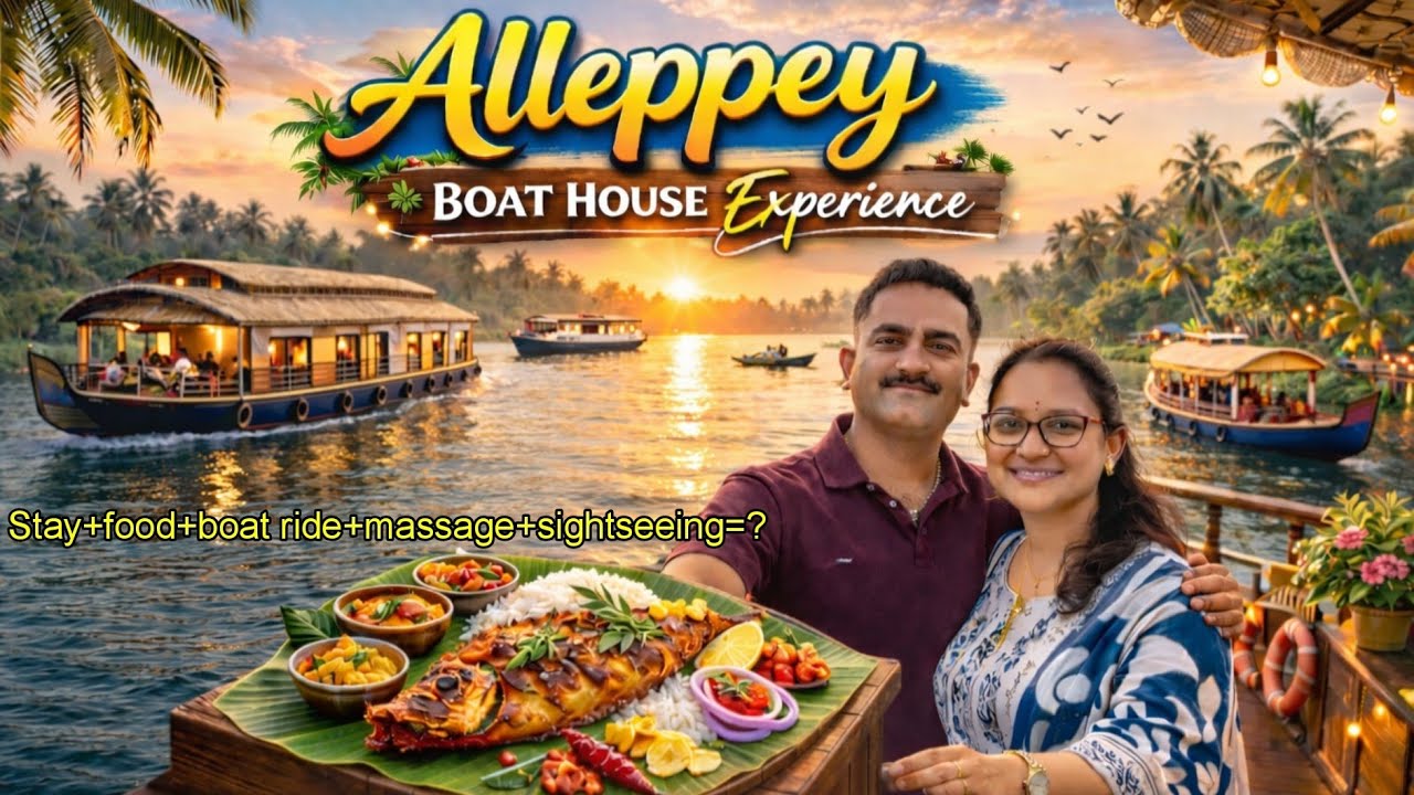 ಕೇರಳದ ತೇಲುವ ಮನೆಗಳು..!ಅಲೆಪ್ಪೀ ಬೋಟ್ ಹೌಸ್/Alleppey house boats experience/shikara ride/kerala backwater