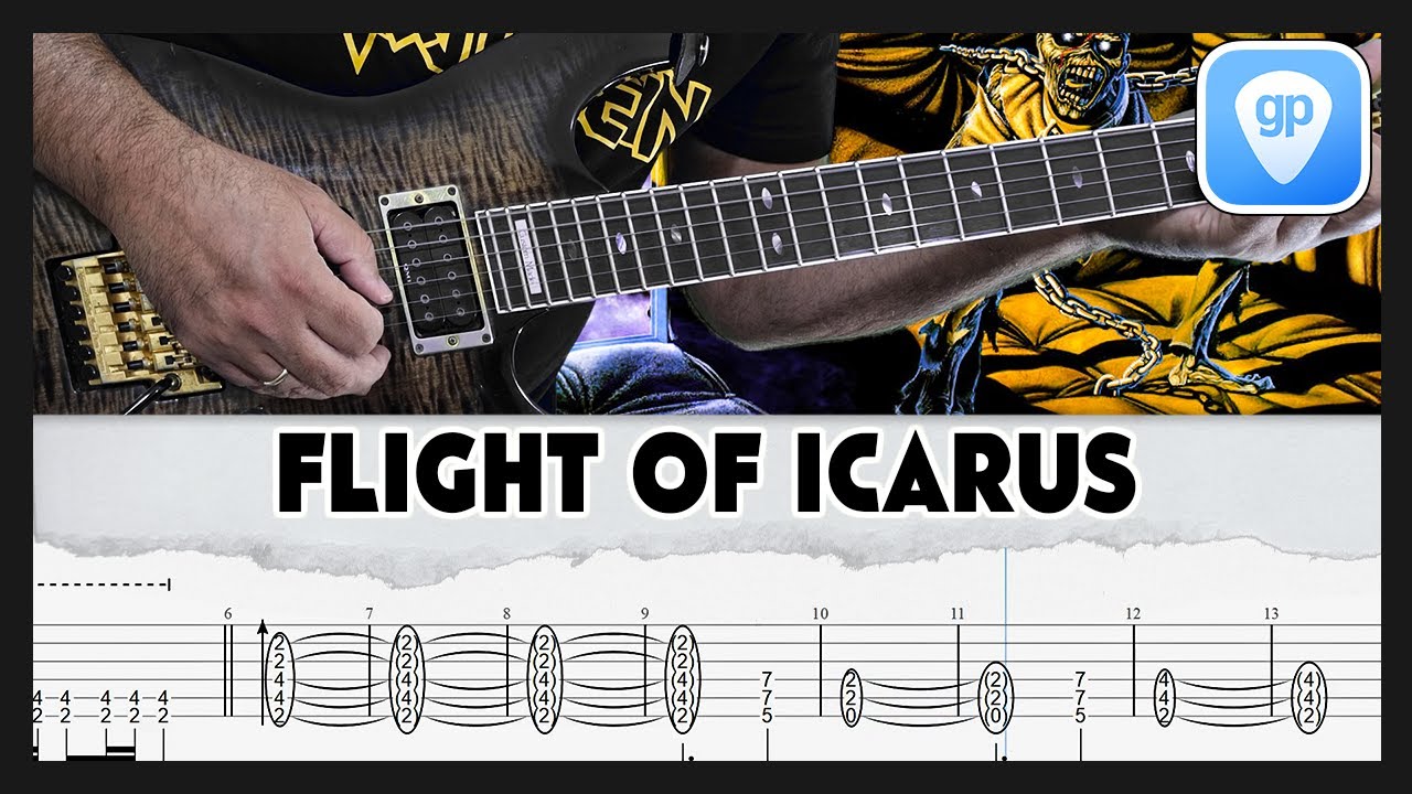 Iron Maiden | Flight of Icarus | TAB | Гитарное Кавер-Видео | Урок