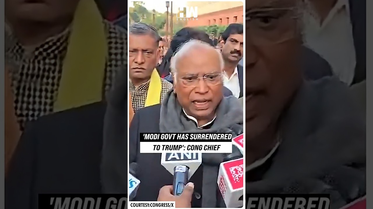 Mallikarjun Kharge On India-US Trade Deal: 'Modi Govt Has Surrendered' | Congress India-US Deal