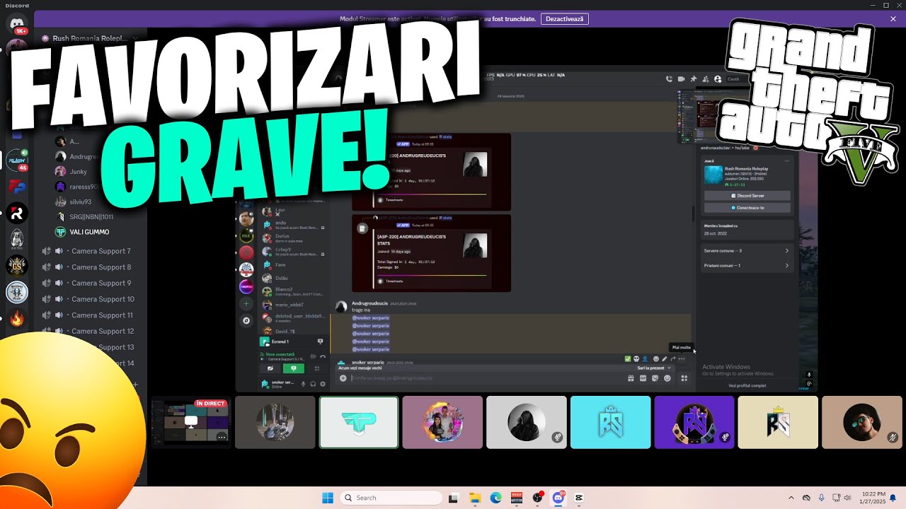 Cearta aprinsa cu Fondatorii unui server! *Admin prins cu favorizari* | p2