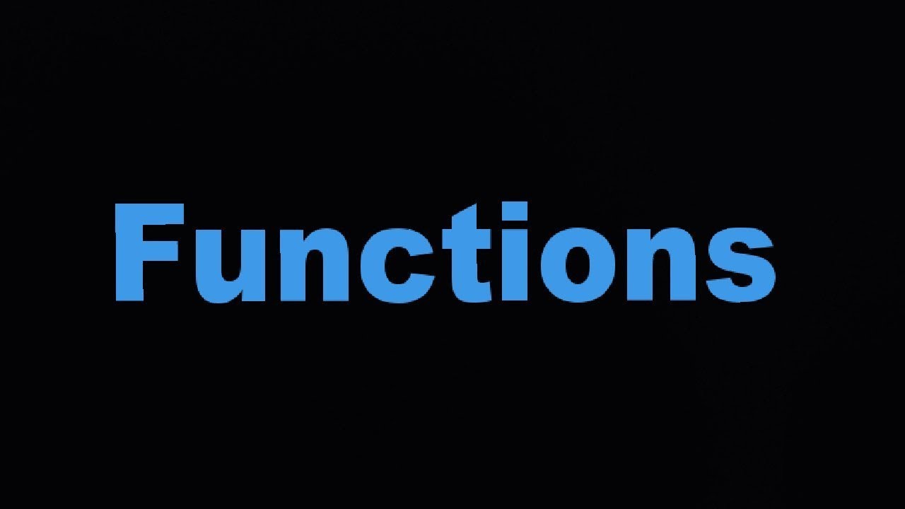 Functions  1 daqiqada 8 ta test ishlash ko'nikmasi!