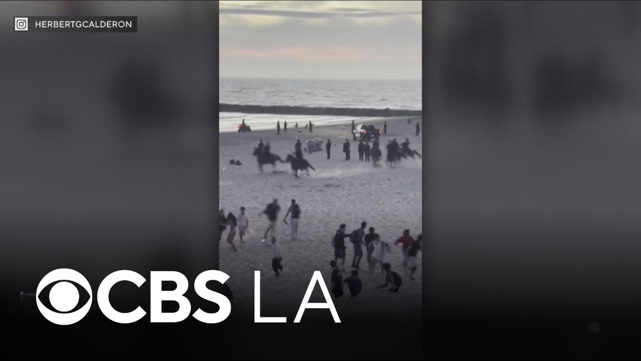 Hundreds arrested after unruly Fourth of July crowd draws massive police response in Newport Beach