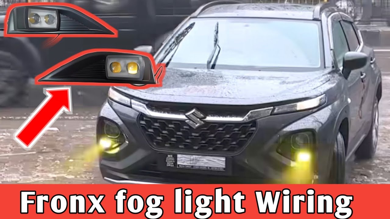 Maruti Fronx || Fog lights wiring in Fronx #fronx #light