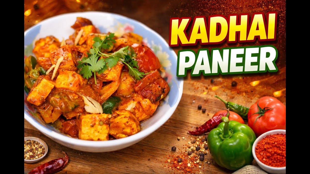 Restaurant Style Kadhai Paneer | कढ़ाई पनीर रेसिपी हिंदी
