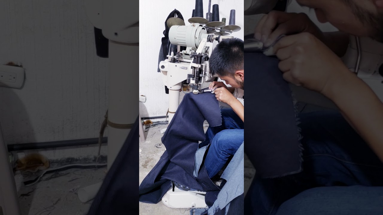 Cerrando entre piernas con maquina Cerradora de Brazo
