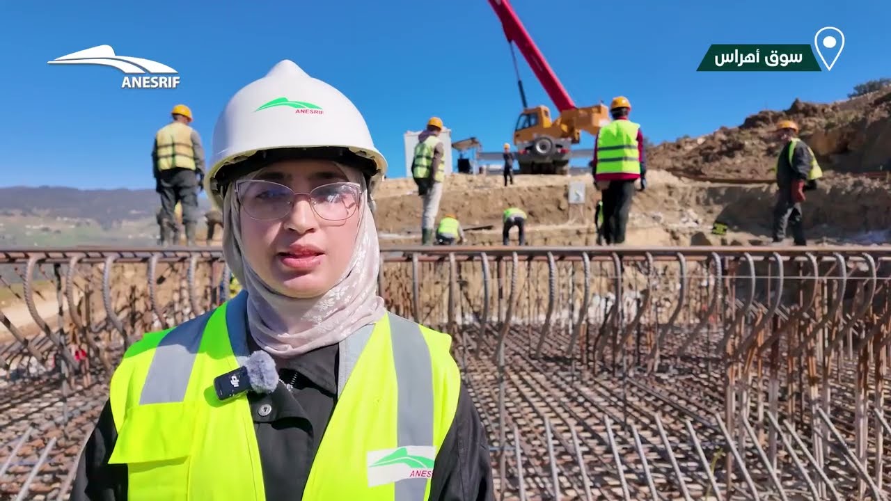 زوم على مشروع الخط المنجمي الشرقي بوشڤوف الدريعة على مسافة 121 كلم