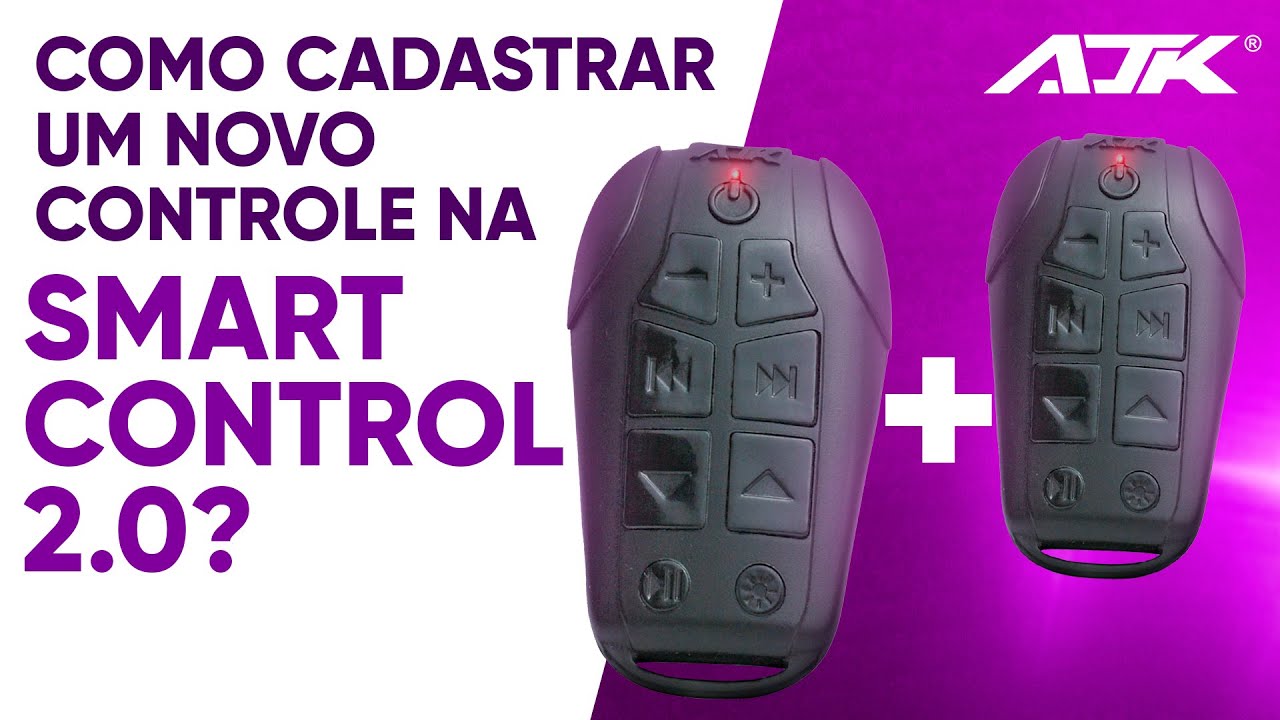 Como cadastrar um novo controle no Smart Control 2.0 da AJK?