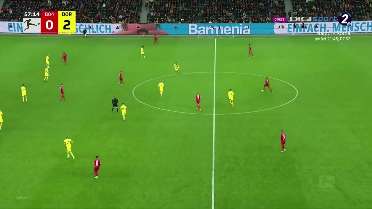 Bayer Leverkusen de Xabi Alonso con balón vs Borussia Dortmund: Manteniendo mecanismos habituales