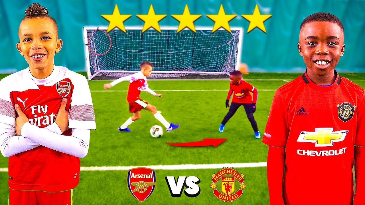 KID POGBA vs KID AUBAMEYANG.. PREMIER LEAGUE Football Competition
