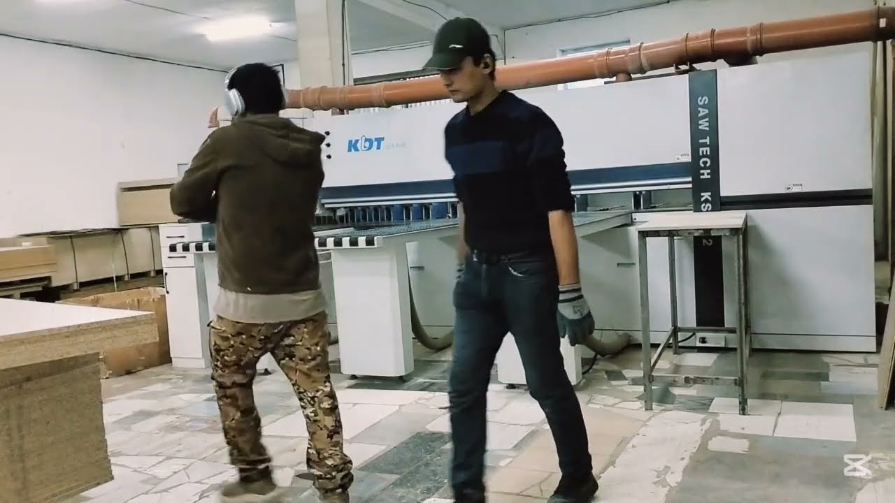 Clean Saw Cuts on Laminated Board | Satisfying Process