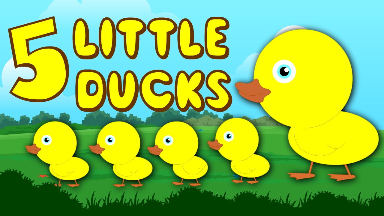 Five Little Ducks – Nursery Rhyme For Children