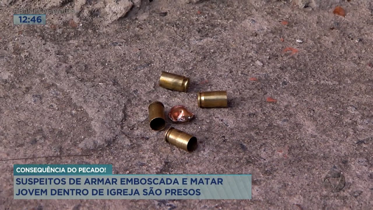 Polícia prende suspeitos de matar homem e balear pastora dentro de igreja na Serra
