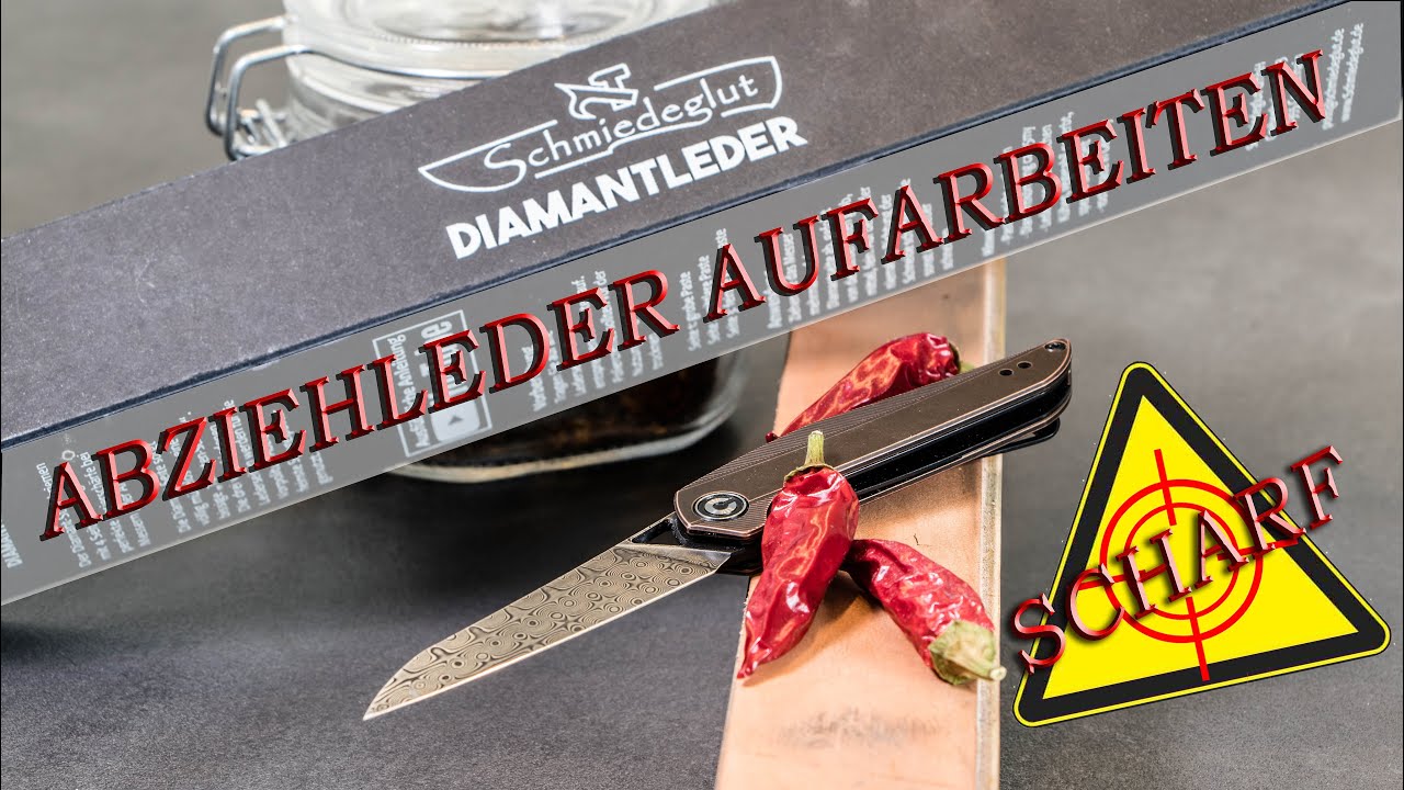 DIY: Abziehriemen aufarbeiten / günstige und einfache Art sein Abziehleder zu 'erneuern'