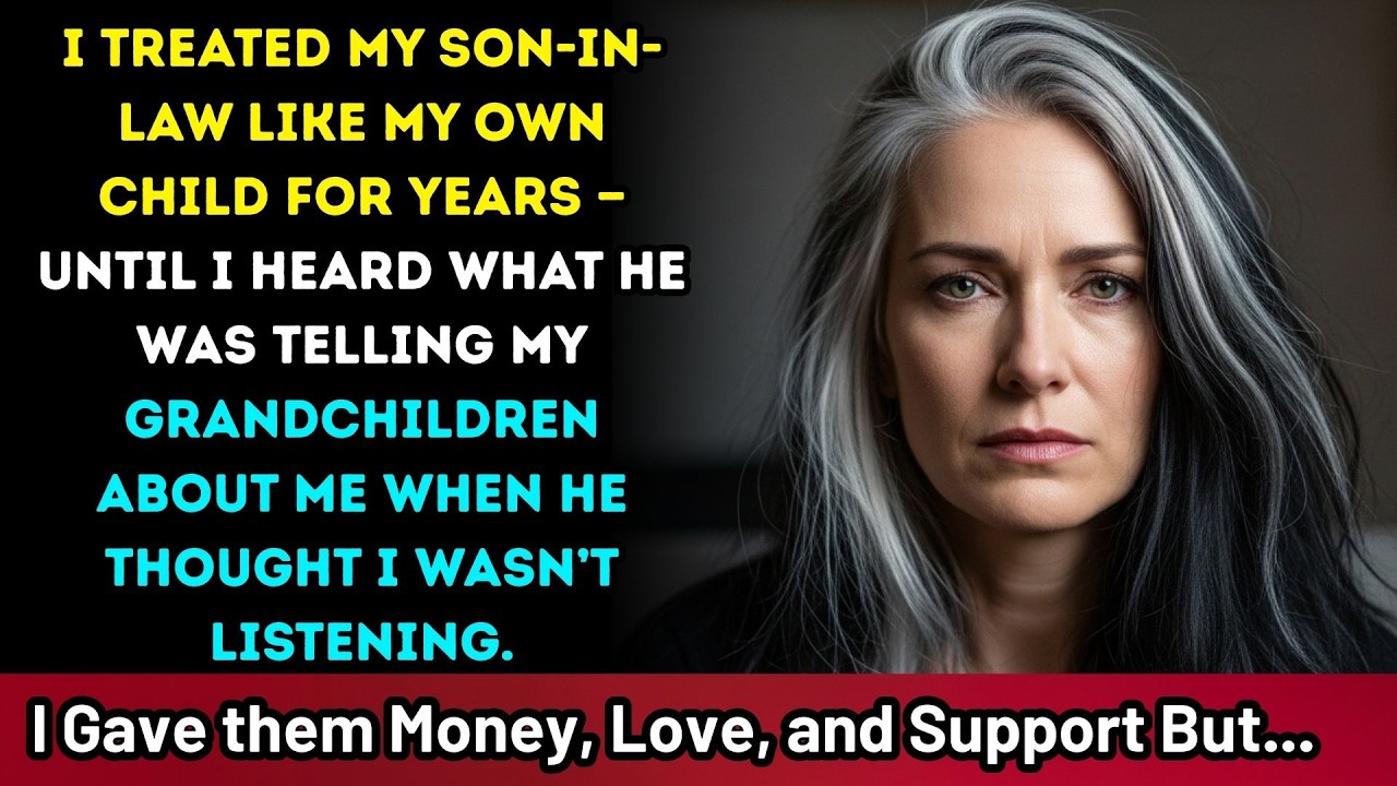 I Treated My Son-in-Law Like a Son Until I Heard What He Told My Grandchildren About Me #womenstory