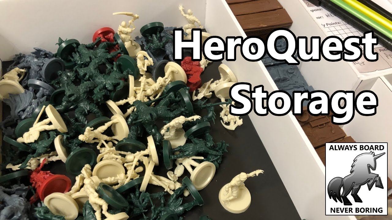 Быстрое решение для индивидуального хранения данных HeroQuest (Hasbro 2021 Edition)