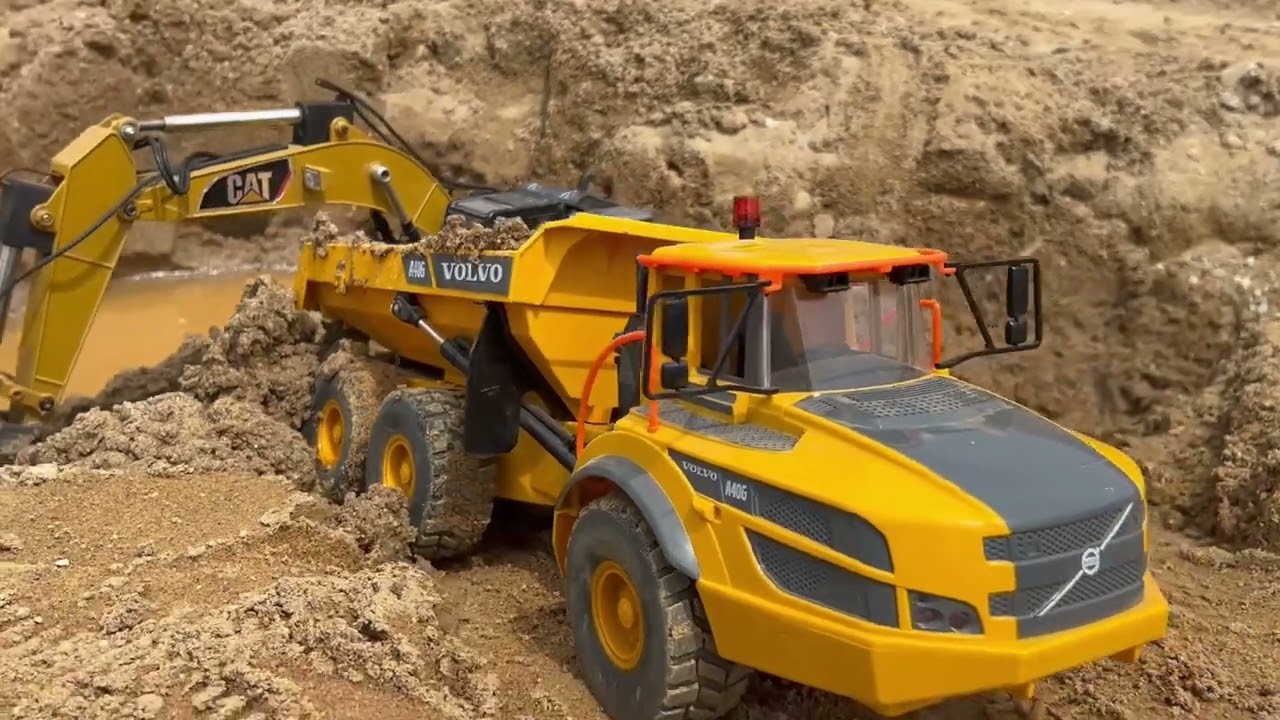 new rc volvo A40G haul truck