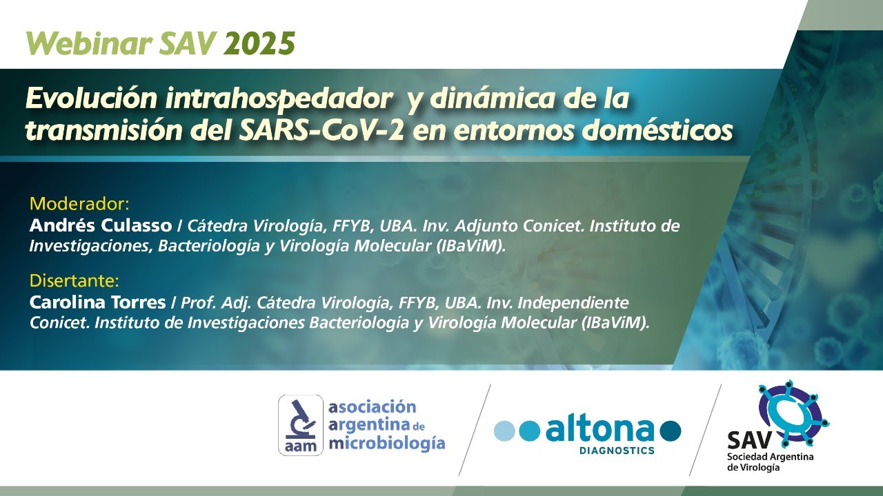 “Evolución intrahospedador y dinámica de la transmisión del SARS-CoV-2 en entornos domésticos”.