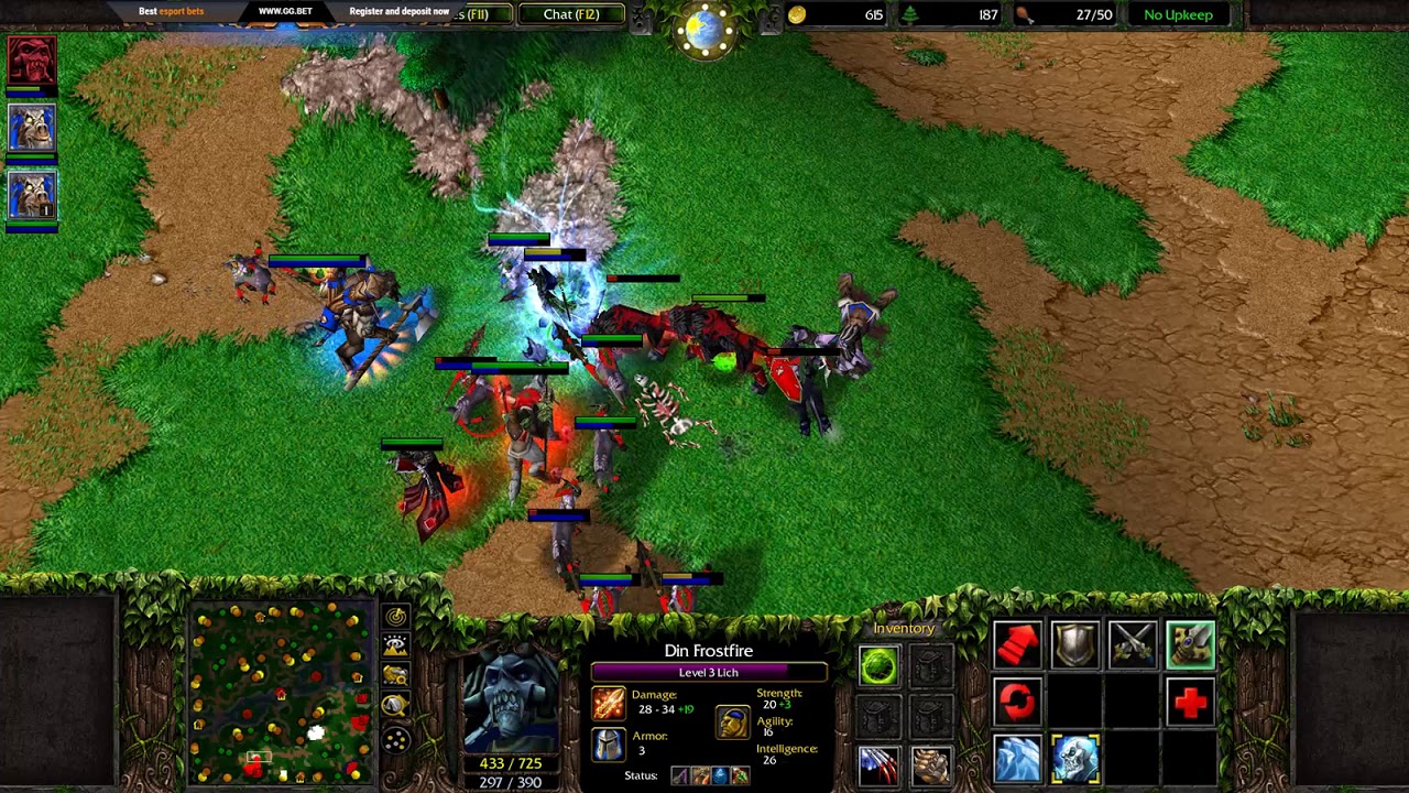 Dread's stream | Warcraft III - FFA с Grubby, Solo и другими | 07.10.2018