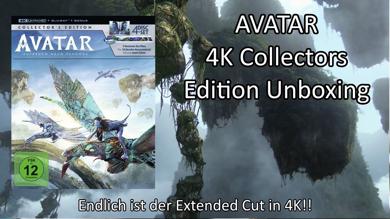 Avatar Aufbruch nach Pandora 4K Collectors Edition Unboxing