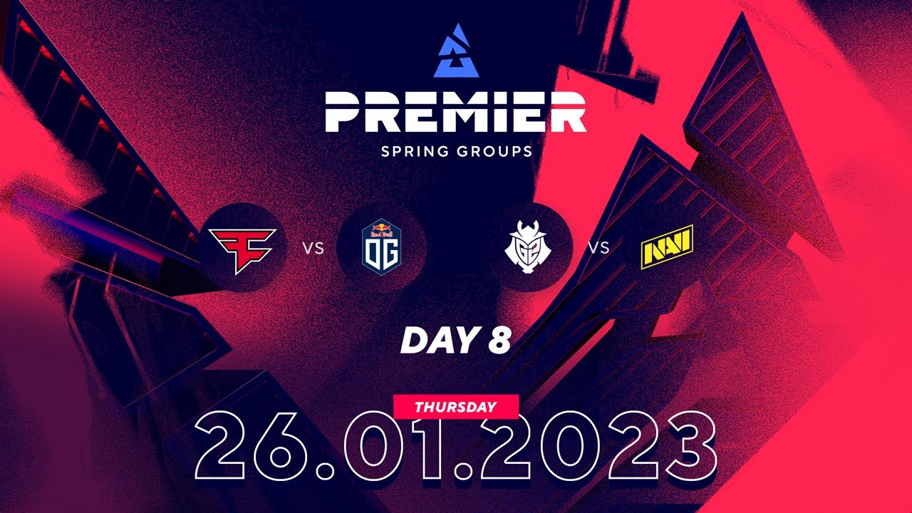 BLAST Premier Spring Groups 2023, Day 8: FaZe vs OG, G2 vs NAVI