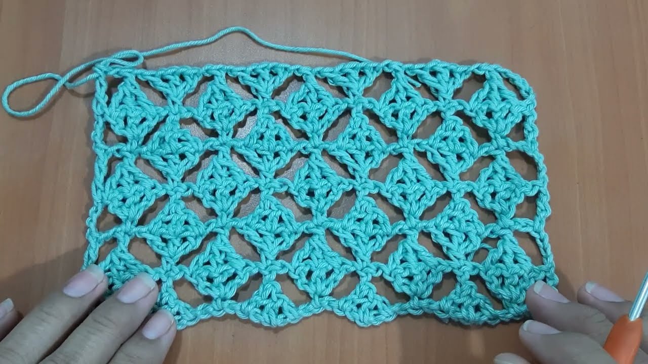 ❤ Punto a crochet con técnica Japonesa paso a paso