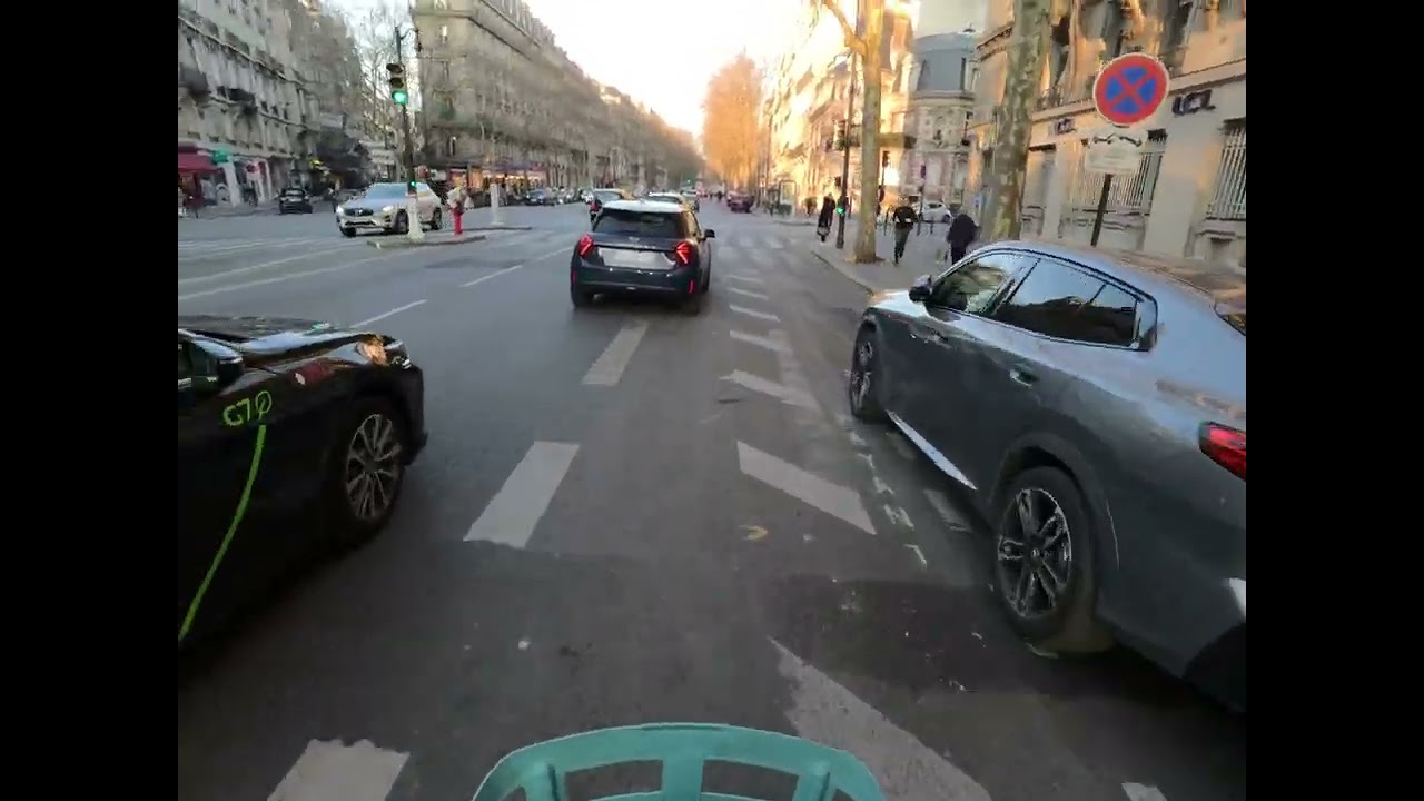 Commuting in Paris using Velib Bike.