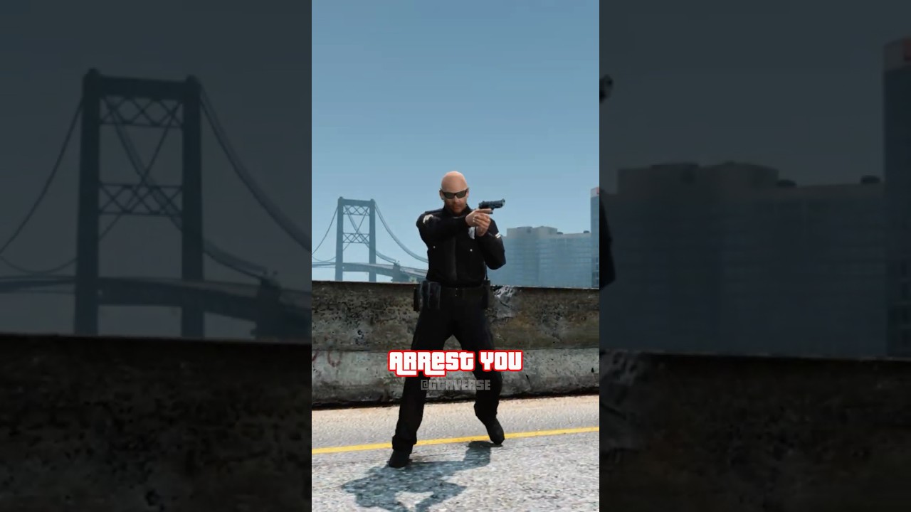 How Do Cops Arrest You in a Hanging Car in GTA Games?