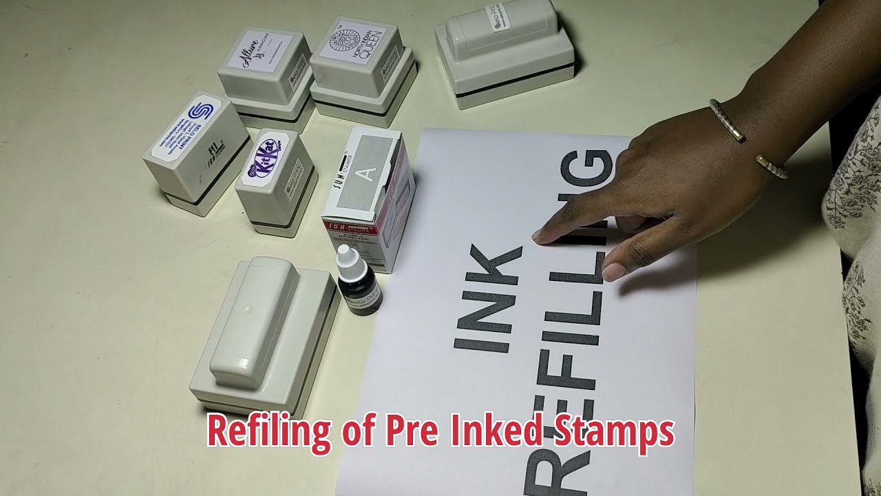 Pre Ink Stamp Ink Refill - Selo Print
