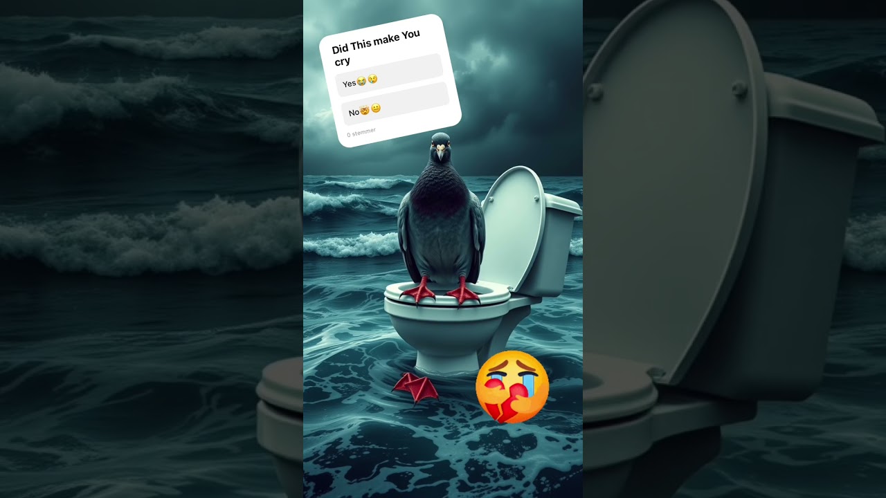 Poor pigeon🫣😔 #sadmoment #supersad #toilet #pigeon #fyp