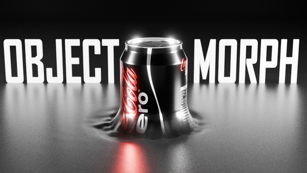 Super Easy Object Morphing FX | Tutorial #blender3d #3danimation #vfx