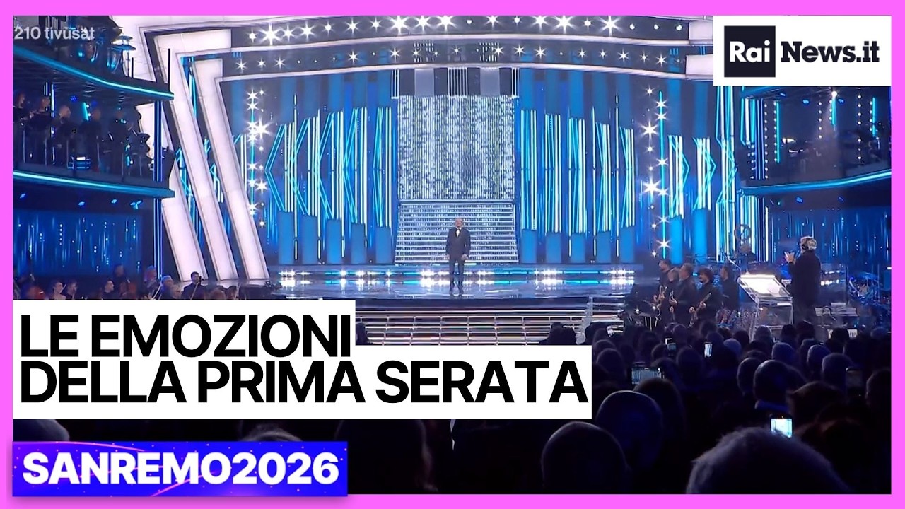 Le emozioni della prima serata del Festival di Sanremo 2026