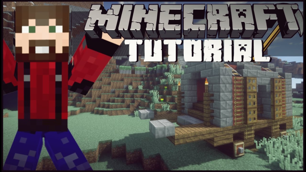 Minecraft Tutorial - Aprenda a Construir uma Carro&ccedil;a Medieval!