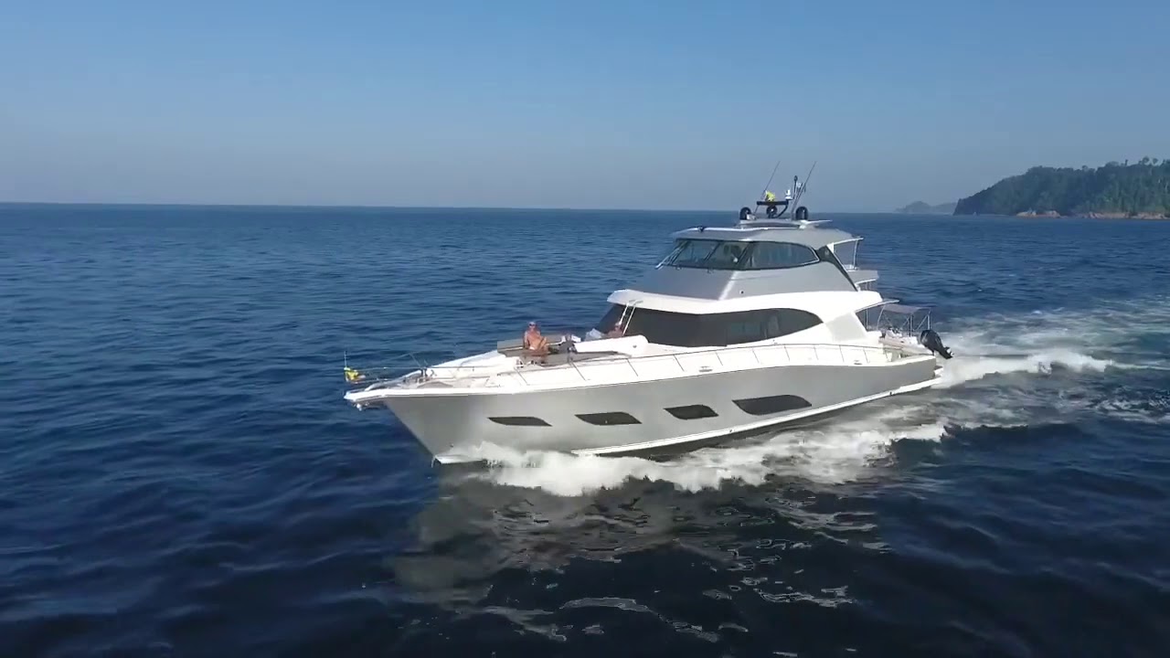Riviera 68 Sports Motor Yacht FATBOY cruise to Myanmar