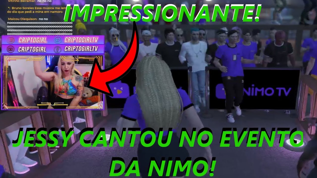 JESSY ( CRIPTOGIRL) CANTOU NO EVENTO DA NIMO NO CIDADE ALTA! PLANT&Atilde;O CIDADE ALTA CLIPS