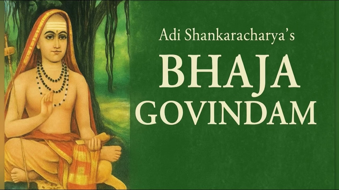 Bhaja govindam ( Moha Mudgara stotram ) #adishankaracharya #bhajagovindam #krishna 