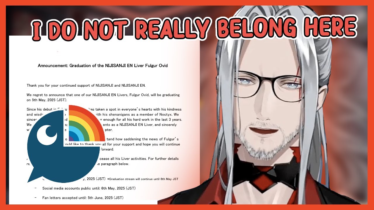 Fulgur Explains The Reason Why He's Graduating