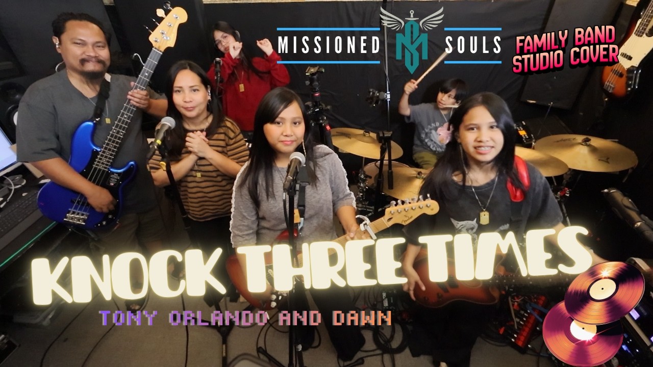 KNOCK THREE TIMES от Тони Орландо и Доун | MISSIONED SOULS - Family Band Studio Cover