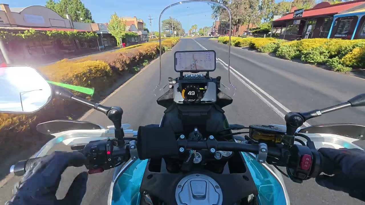 Day 1.  Riding from Vic to WA (Australia) on the Cfmoto 450MT.  - Nhill to Kimba