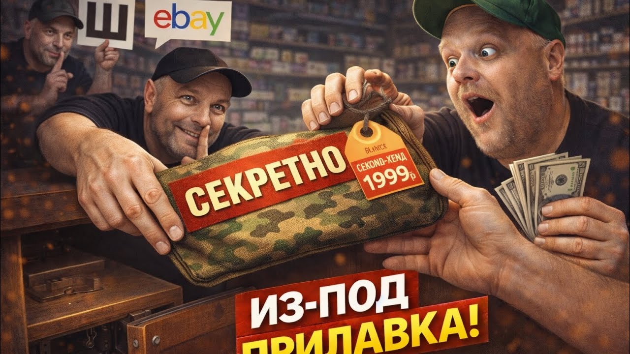 Секонд хенд: мне продают из-под прилавка 😄