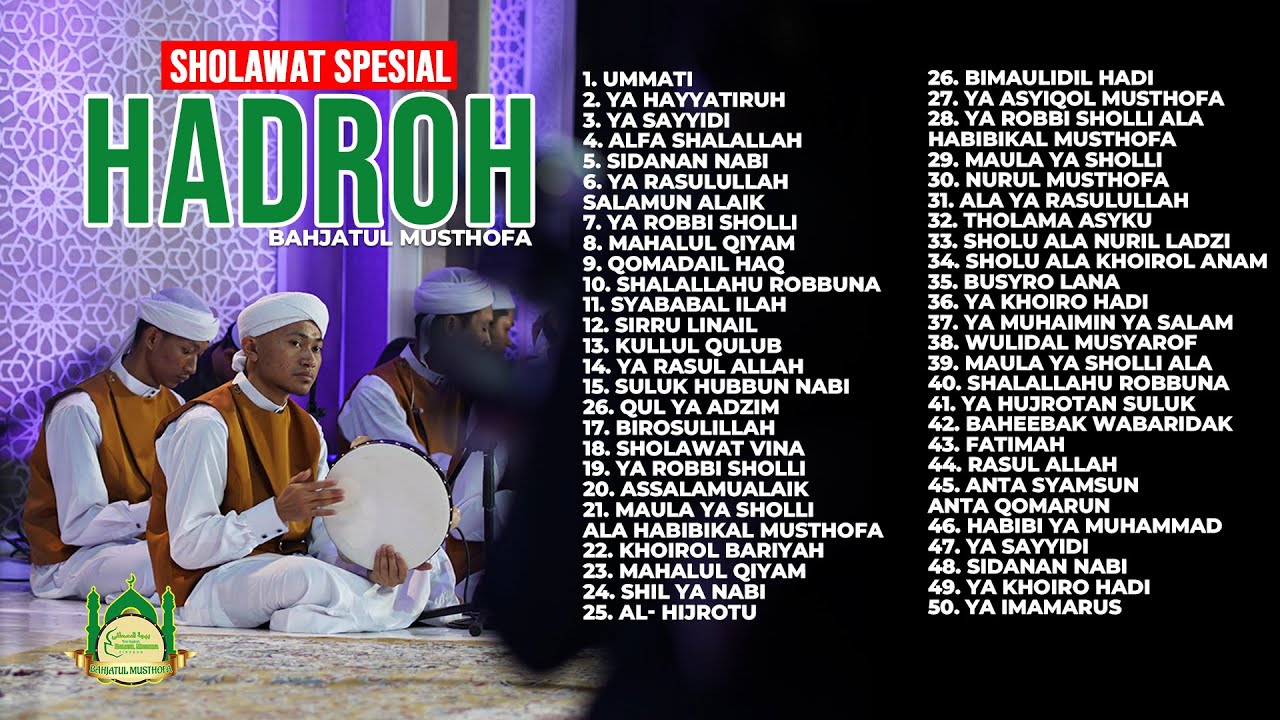 3 Jam Nonstop Sholawat Pilihan Terbaik Bahjatul Musthofa