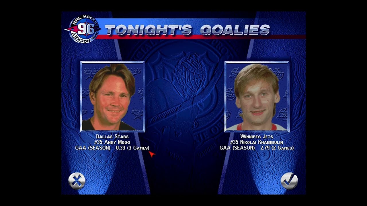 EA Sports NHL '96 - All-star Season 1 Stars Game 4 | The Jets Fly in to Dallas to a Hard Landing
