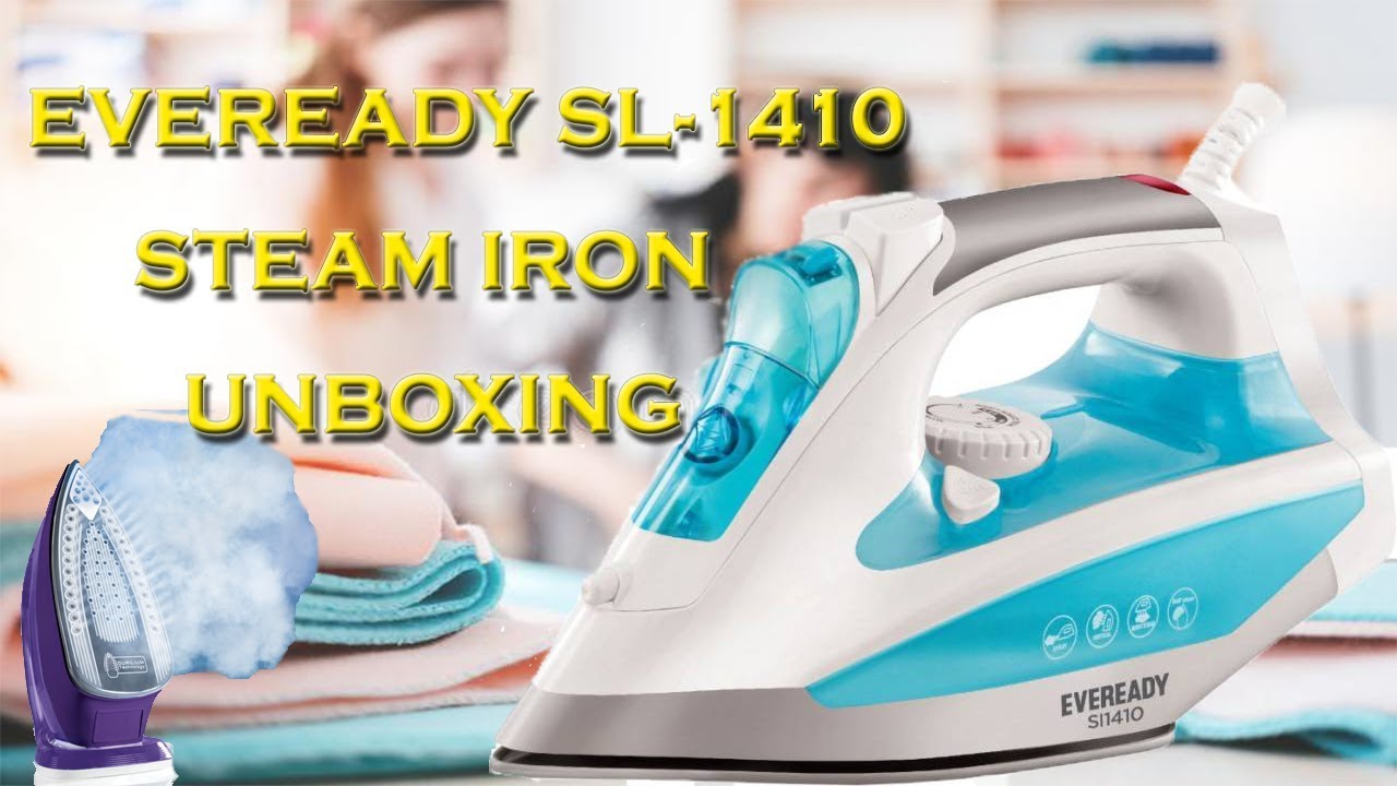 Eveready Sl 1410 Steam Iron Unboxing