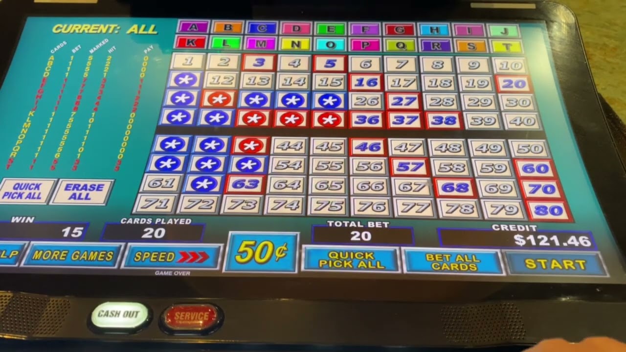 High Price Multi-card KENO, $10 per spin